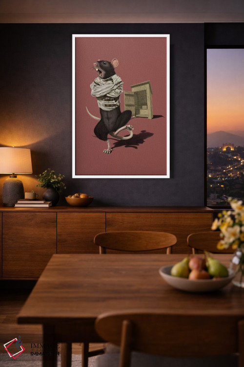 تابلو دکوراتیو مستراح III اثر راب اسنو - D2W