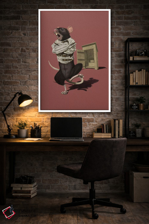 تابلو دکوراتیو مستراح III اثر راب اسنو - D3W