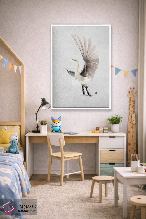 تابلو دکوراتیو دریاچه III اثر راب اسنو - D1W