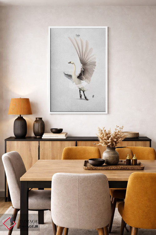 تابلو دکوراتیو دریاچه I اثر راب اسنو - D6W