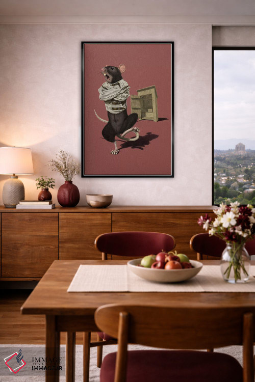 تابلو دکوراتیو مستراح III اثر راب اسنو - D5B