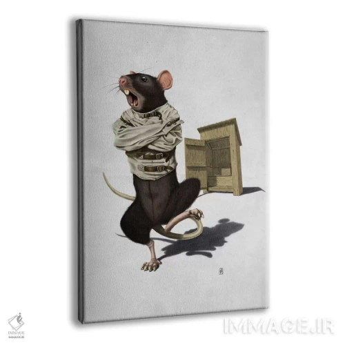 تابلو دکوراتیو مستراح II اثر راب اسنو - نمای پرسپکتیو محصول