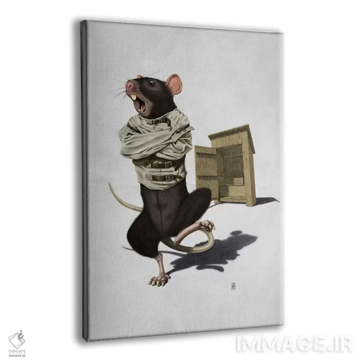 تابلو دکوراتیو مستراح II اثر راب اسنو - نمای پرسپکتیو محصول