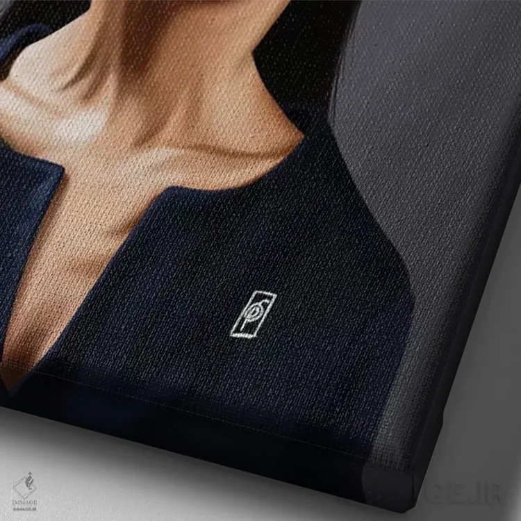 تابلو دکوراتیو الکساندریا اوکاسیو-کورتز اثر راب اسنو - نمای نزدیک بافت بوم