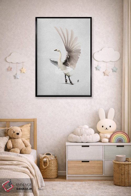 تابلو دکوراتیو دریاچه III اثر راب اسنو - D6B