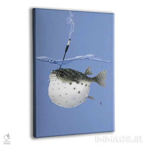 تابلو دکوراتیو بیرون برویم ۳ اثر راب اسنو - نمای پرسپکتیو محصول