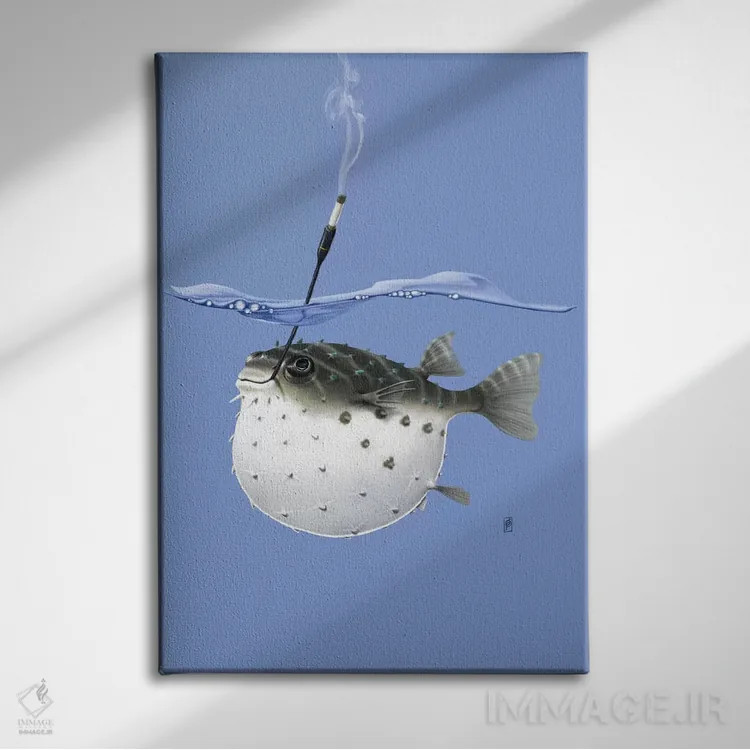 تابلو دکوراتیو بیرون برویم ۳ اثر راب اسنو - نمای روبهرو روی دیوار