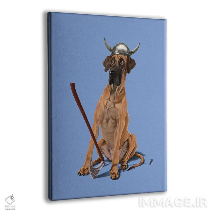 تابلو دکوراتیو عالی اثر راب اسنو - نمای پرسپکتیو محصول