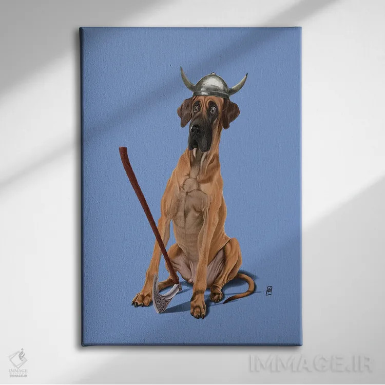 تابلو دکوراتیو عالی اثر راب اسنو - نمای روبهرو روی دیوار