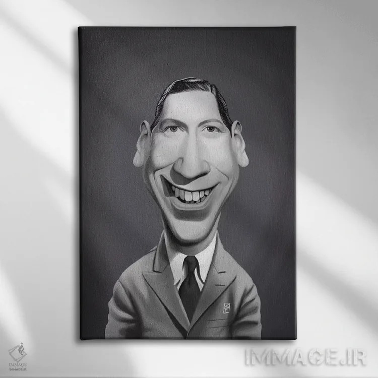 تابلو دکوراتیو جورج فرمبی اثر راب اسنو - نمای روبهرو روی دیوار