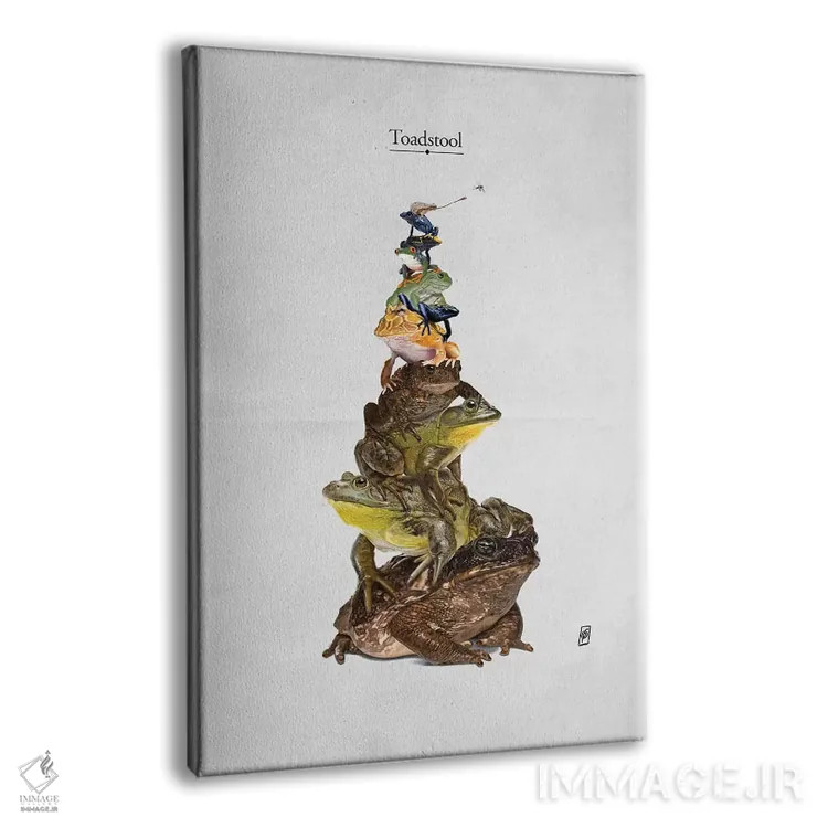 تابلو دکوراتیو قارچ زهرآلود اثر راب اسنو - نمای پرسپکتیو محصول