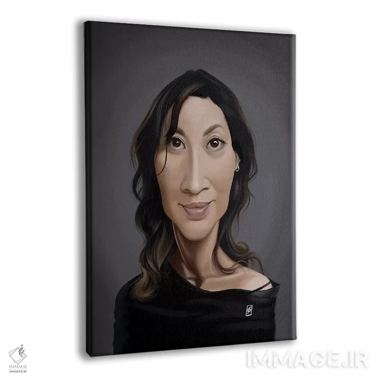 تابلو دکوراتیو میشل یئو اثر راب اسنو - نمای پرسپکتیو محصول