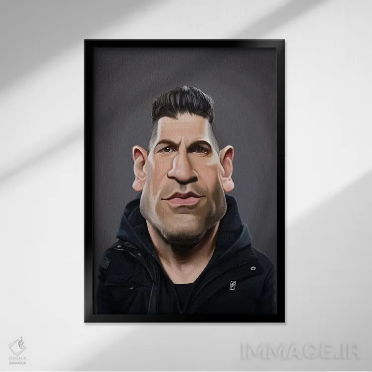 تابلو دکوراتیو جان برنتال اثر راب اسنو - نمای قابدار مشکی