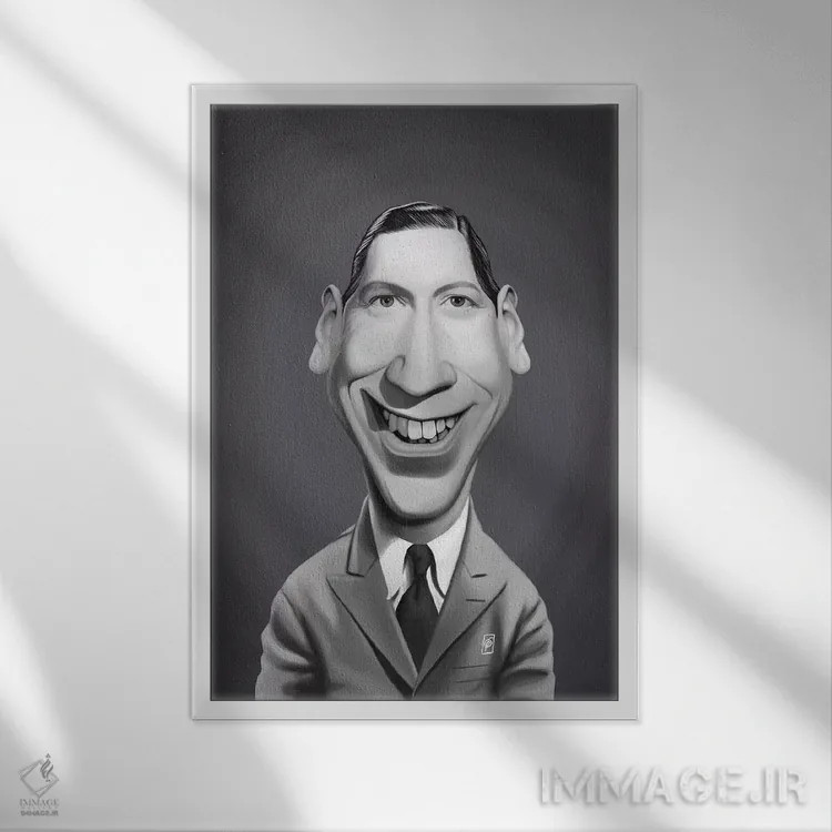 تابلو دکوراتیو جورج فرمبی اثر راب اسنو - نمای قابدار سفید