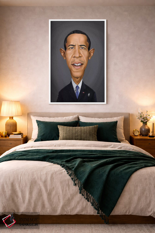 تابلو دکوراتیو باراک اوباما اثر راب اسنو - D2W