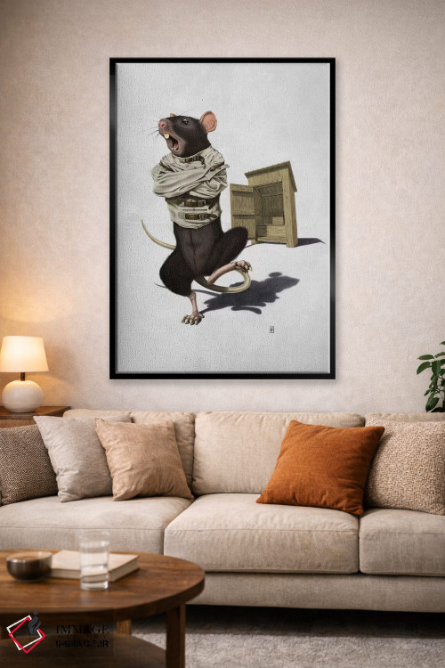 تابلو دکوراتیو مستراح II اثر راب اسنو - D2B