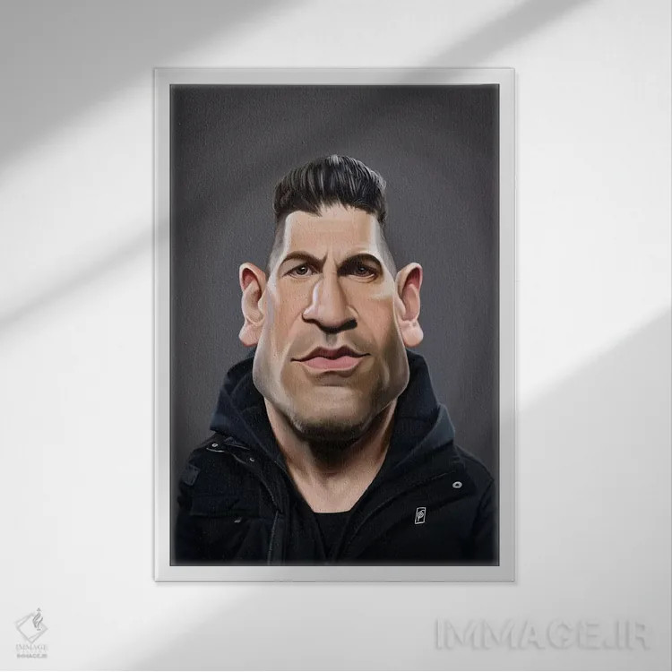 تابلو دکوراتیو جان برنتال اثر راب اسنو - نمای قابدار سفید