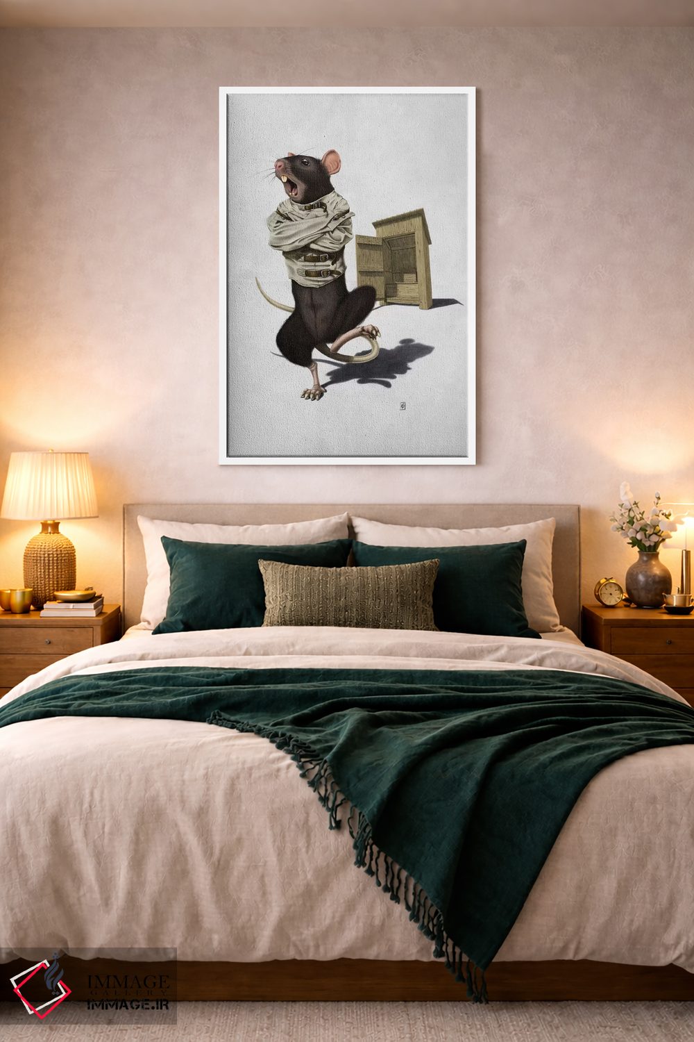 تابلو دکوراتیو مستراح II اثر راب اسنو - D4W