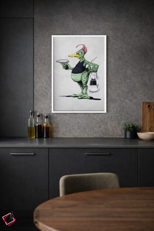 تابلو دکوراتیو اردک فضایی اثر راب اسنو - D1W