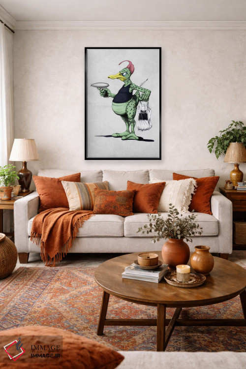 تابلو دکوراتیو اردک فضایی اثر راب اسنو - D2B