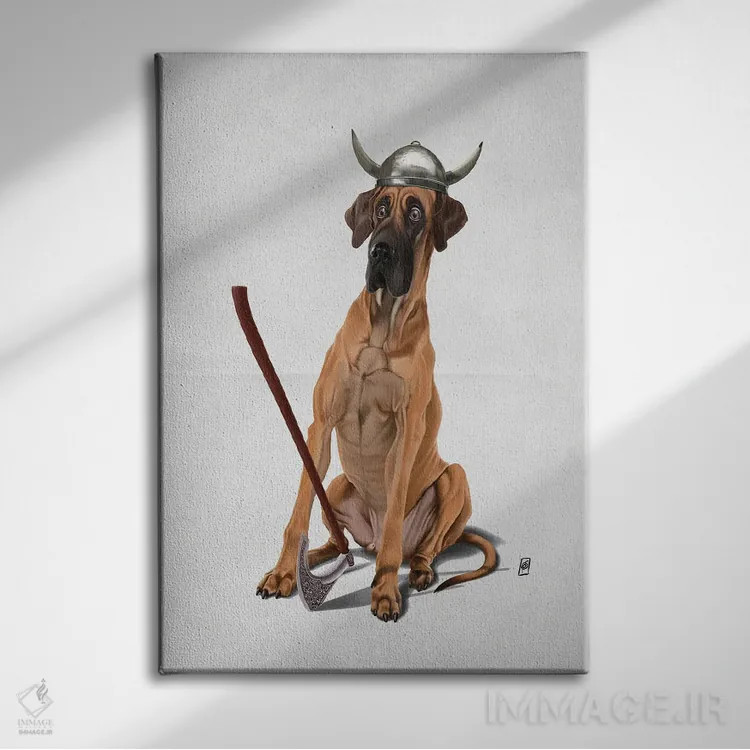 تابلو دکوراتیو عالی اثر راب اسنو - نمای روبهرو روی دیوار