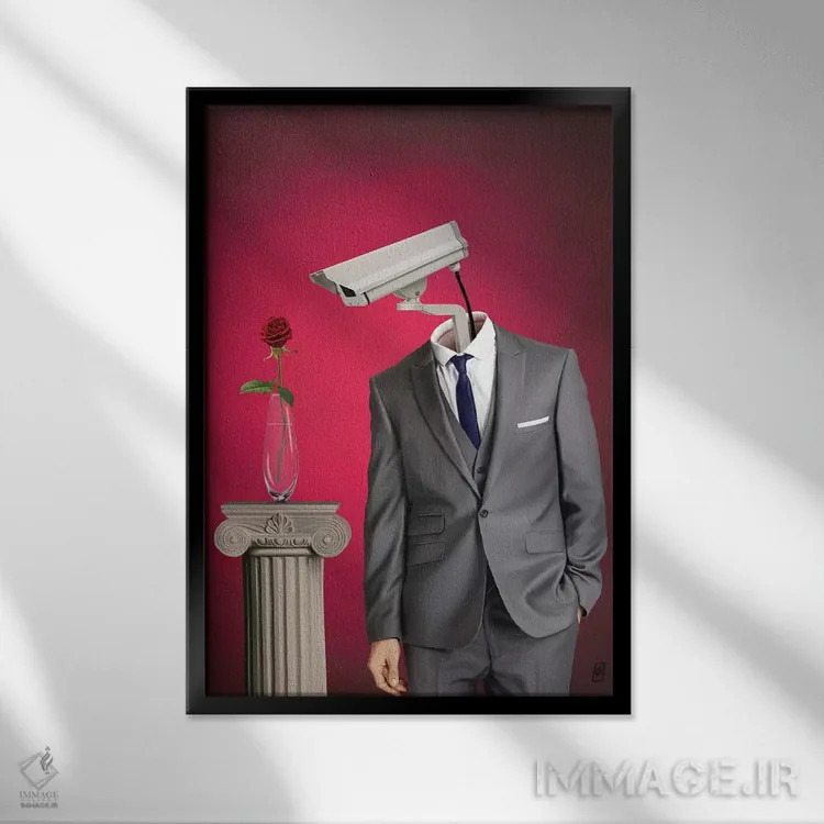 تابلو دکوراتیو پاپاراتزی اثر راب اسنو - نمای قابدار مشکی