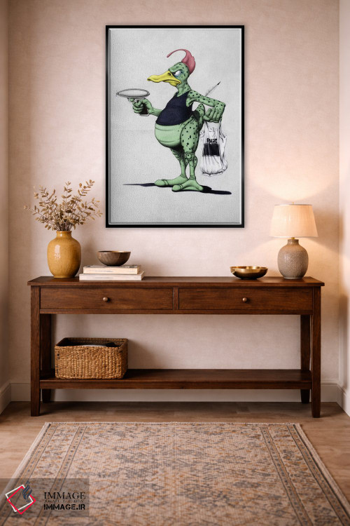 تابلو دکوراتیو اردک فضایی اثر راب اسنو - D4B