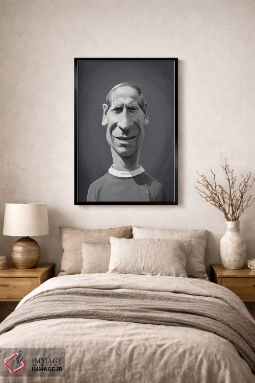 تابلو دکوراتیو بابی چارلتون اثر راب اسنو - D2B