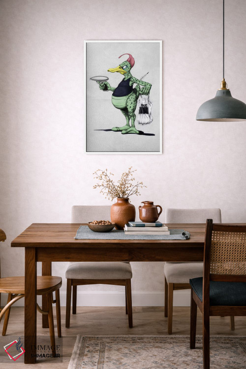 تابلو دکوراتیو اردک فضایی اثر راب اسنو - D6W