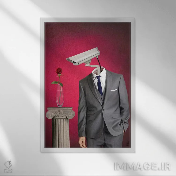 تابلو دکوراتیو پاپاراتزی اثر راب اسنو - نمای قابدار سفید