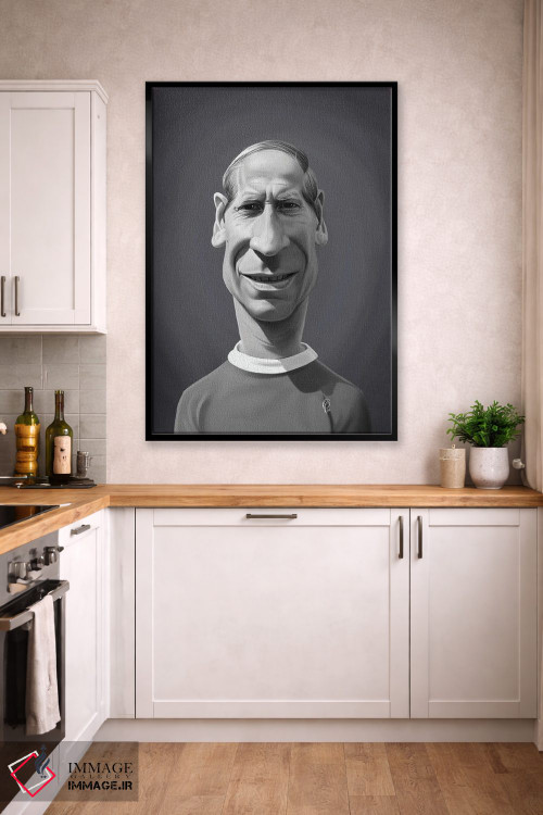 تابلو دکوراتیو بابی چارلتون اثر راب اسنو - D3B