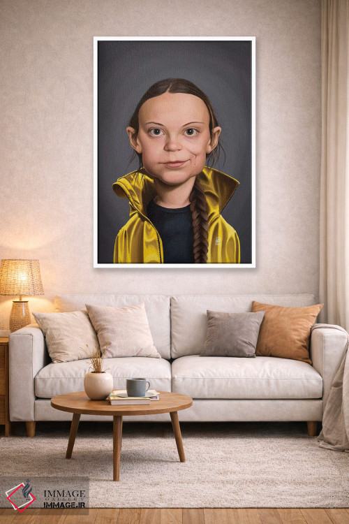 تابلو دکوراتیو گرتا تونبرگ اثر راب اسنو - D1W