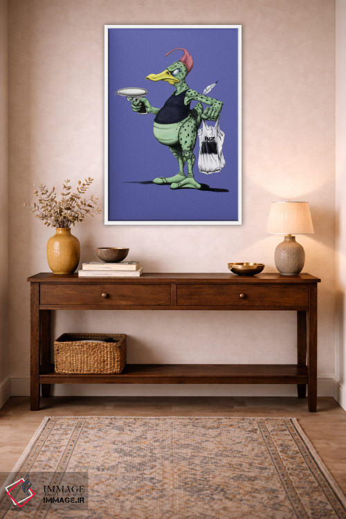 تابلو دکوراتیو اردک فضایی III اثر راب اسنو - D2W