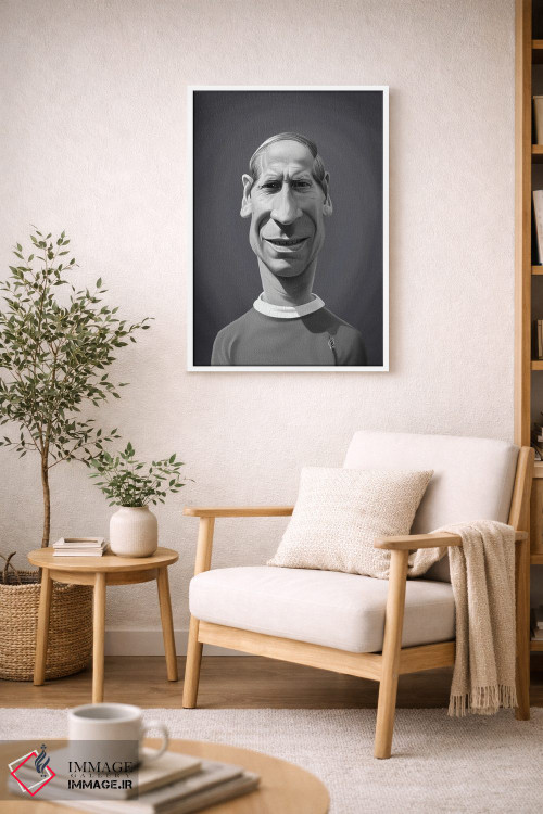 تابلو دکوراتیو بابی چارلتون اثر راب اسنو - D6W