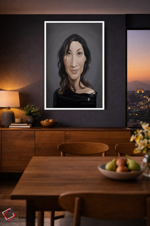 تابلو دکوراتیو میشل یئو اثر راب اسنو - D3W