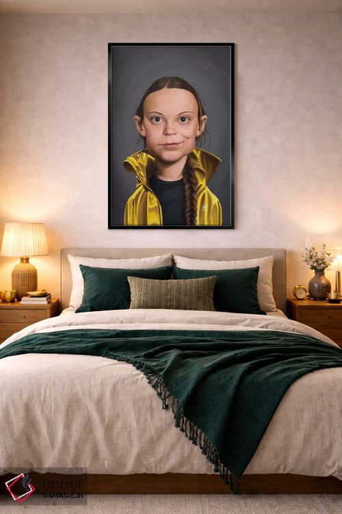 تابلو دکوراتیو گرتا تونبرگ اثر راب اسنو - D4B