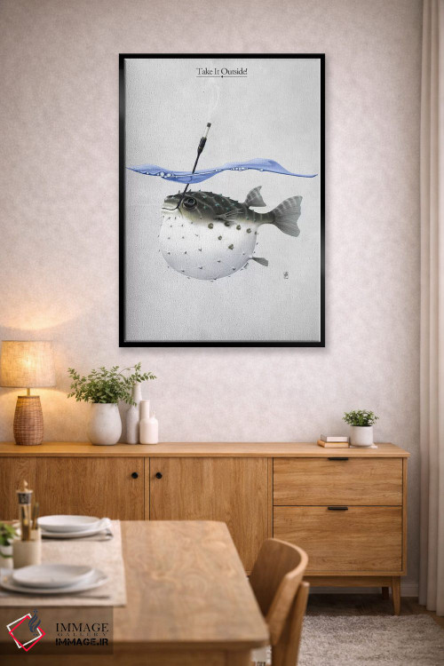 تابلو دکوراتیو بیرون برویم اثر راب اسنو - D5B