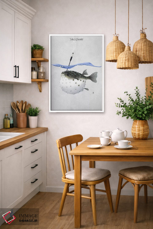 تابلو دکوراتیو بیرون برویم اثر راب اسنو - D6W