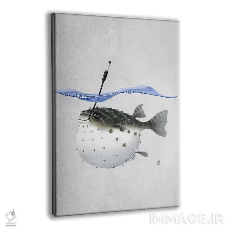 تابلو دکوراتیو بیرون برویم ۲ اثر راب اسنو - نمای پرسپکتیو محصول