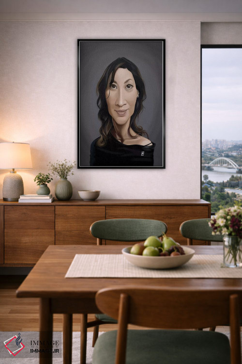 تابلو دکوراتیو میشل یئو اثر راب اسنو - D6B