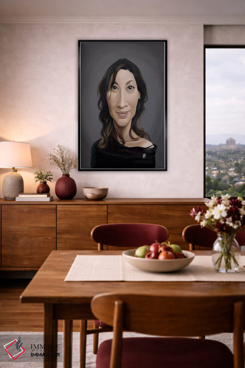 تابلو دکوراتیو میشل یئو اثر راب اسنو - D5B