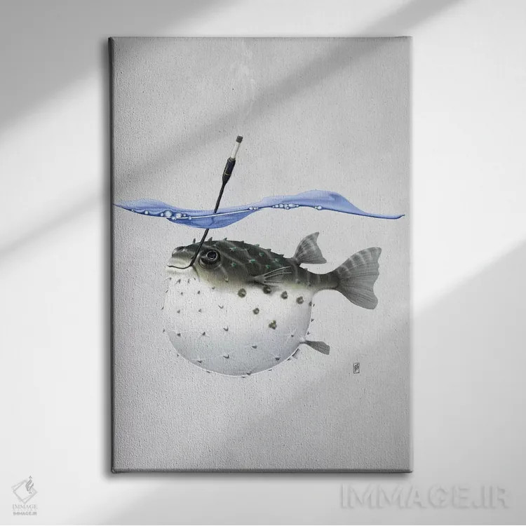 تابلو دکوراتیو بیرون برویم ۲ اثر راب اسنو - نمای روبهرو روی دیوار