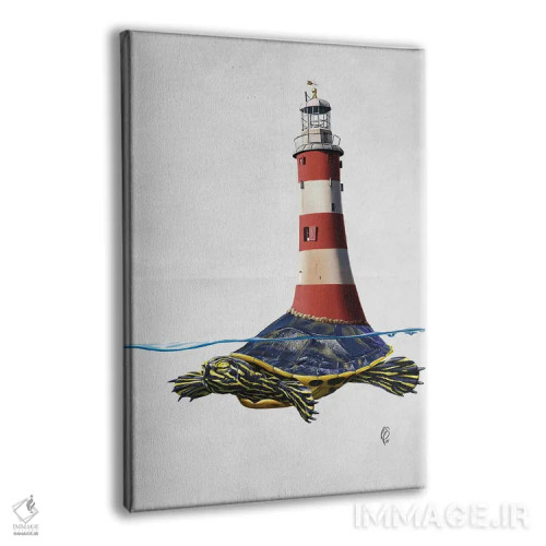 تابلو دکوراتیو امضا اثر راب اسنو - نمای پرسپکتیو محصول