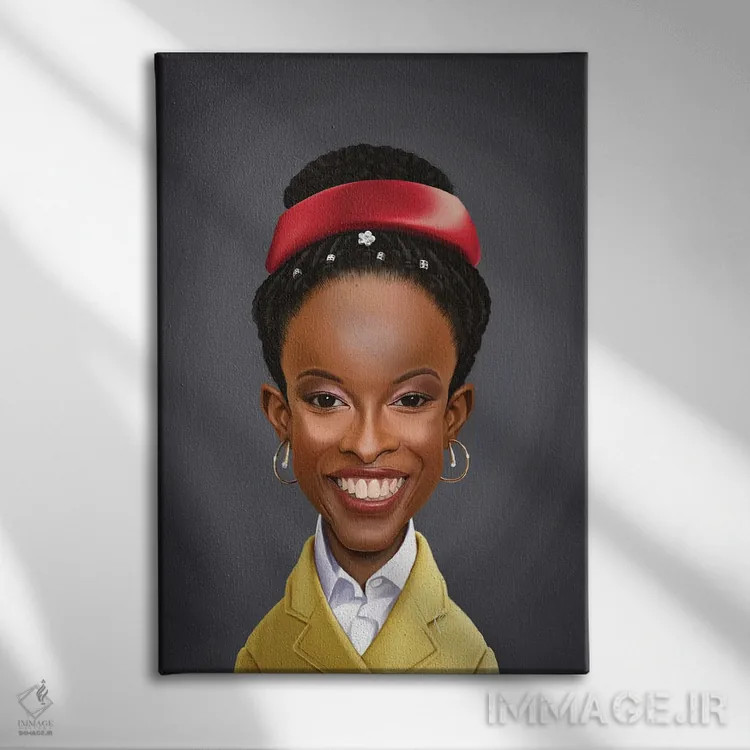 تابلو دکوراتیو آماندا گورمن اثر راب اسنو - نمای روبهرو روی دیوار