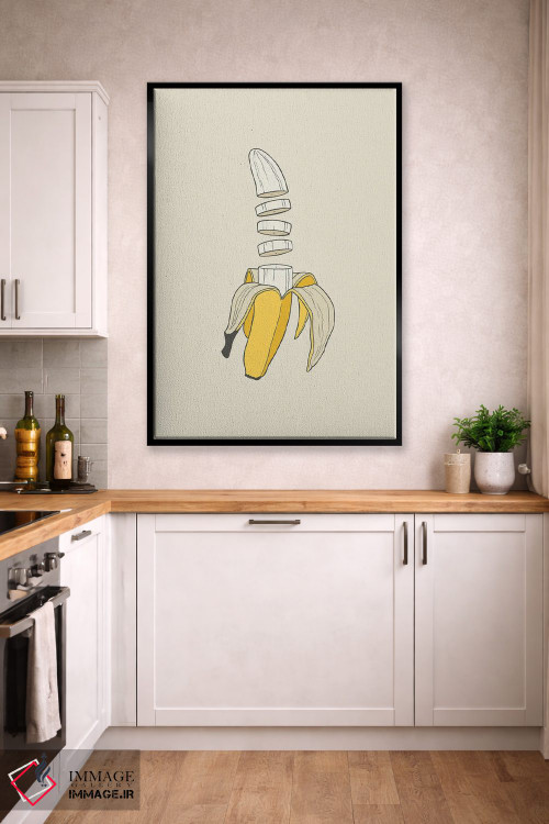 تابلو مینیمال بنانا اسپلیت اثر راب اسنو - D2B