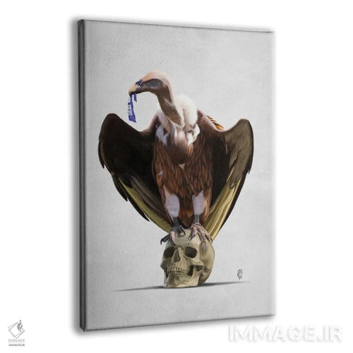 تابلو دکوراتیو انقراض اثر راب اسنو - نمای پرسپکتیو محصول