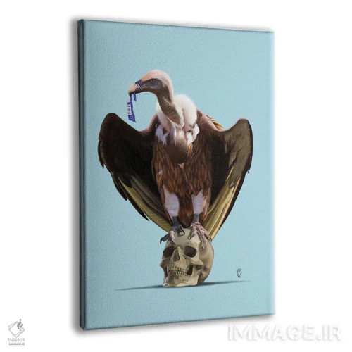 تابلو دکوراتیو انقراض اثر راب اسنو - نمای پرسپکتیو محصول