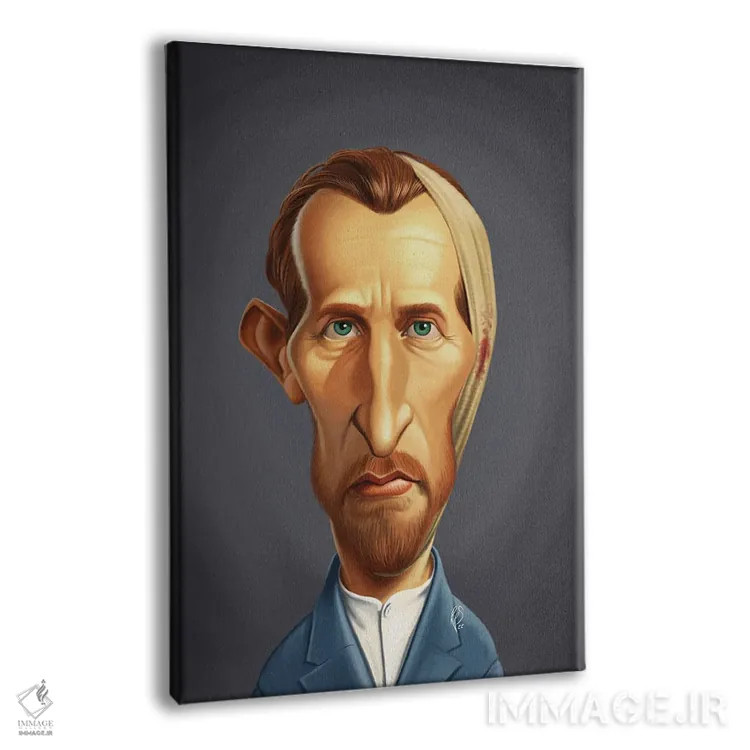 تابلو دکوراتیو ونسان ون گوگ بی گوش اثر راب اسنو - نمای پرسپکتیو محصول