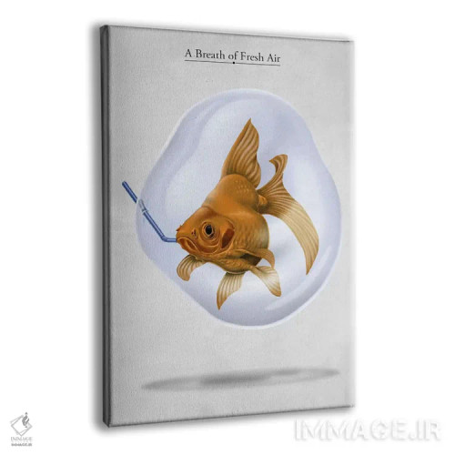 تابلو دکوراتیو نفس هوای تازه اثر راب اسنو - نمای پرسپکتیو محصول
