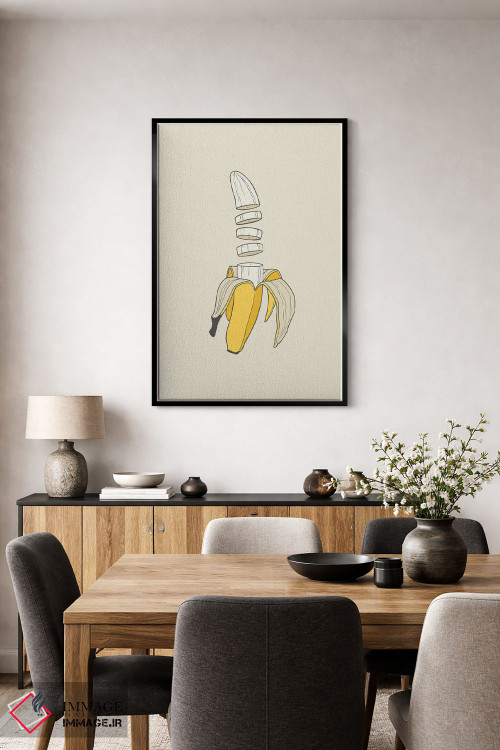 تابلو مینیمال بنانا اسپلیت اثر راب اسنو - D5B